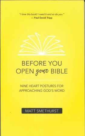 Before You Open Your Bible