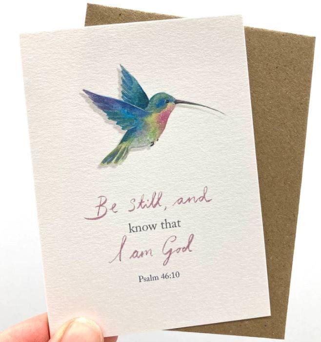 Be Still - Mini Notecard