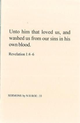 Unto Him that loved us