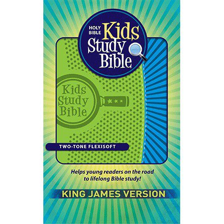 KJV Kids Study Bible, Imitation Leather Blue/Green