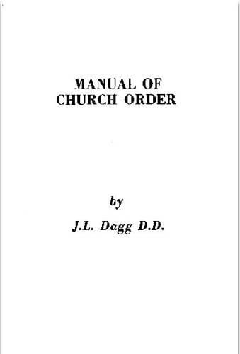 Manual of Church Order