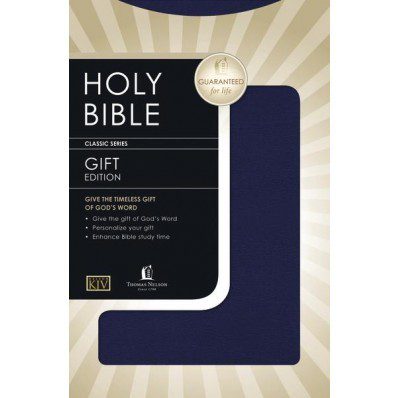 Gift and Award KJV Bible, Various colours, Leather Look