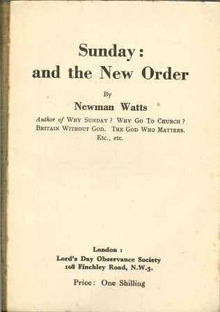 Sunday: And the New Order